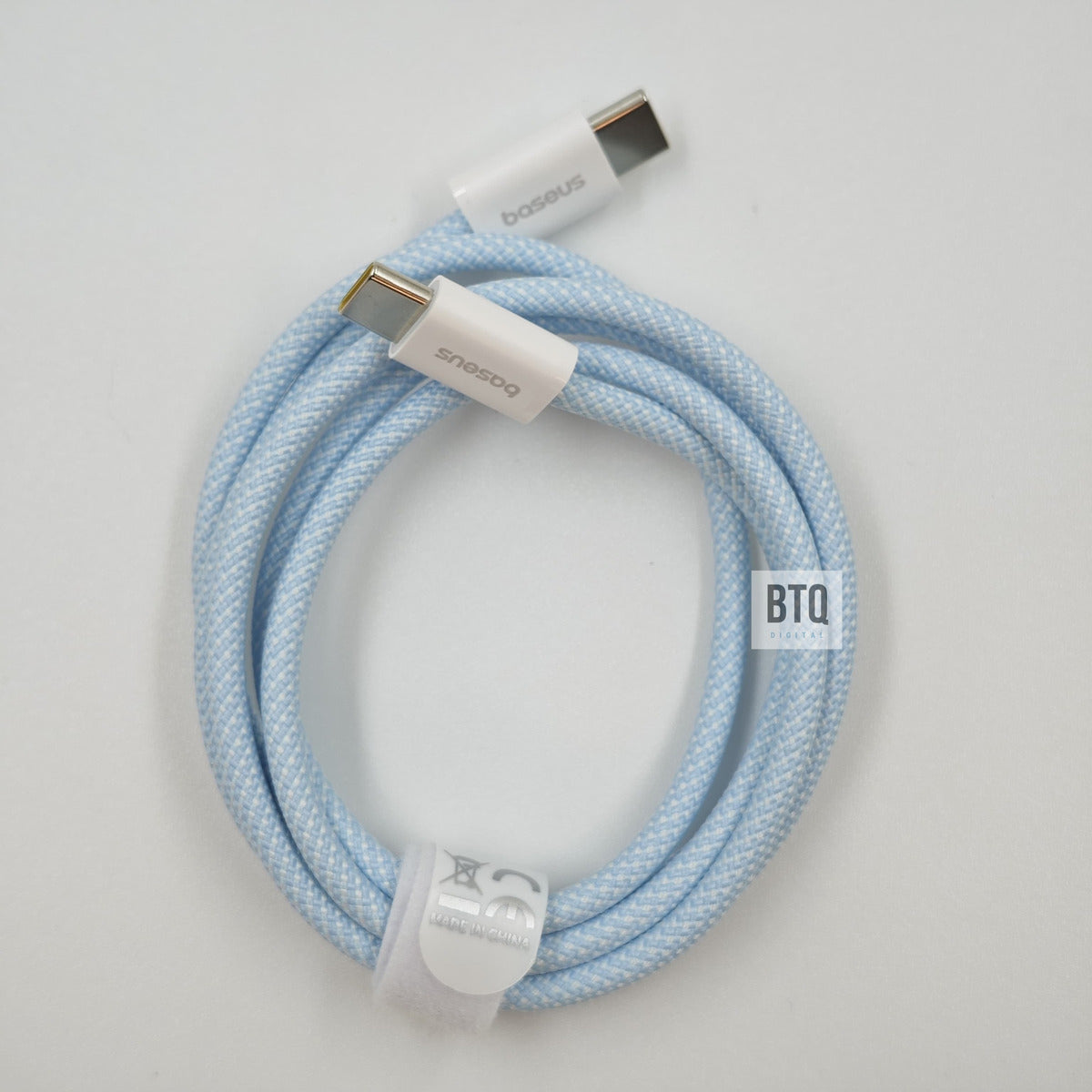 Cabo Baseus Dynamic 4 Turbo Usb-c X Usb-c 100w 1m Azul Branco