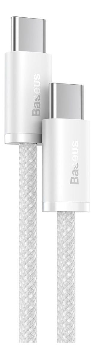 Cabo Usb-c Type-c 100w 1m Baseus Compat. Macbook iPhone iPad Cor Branco