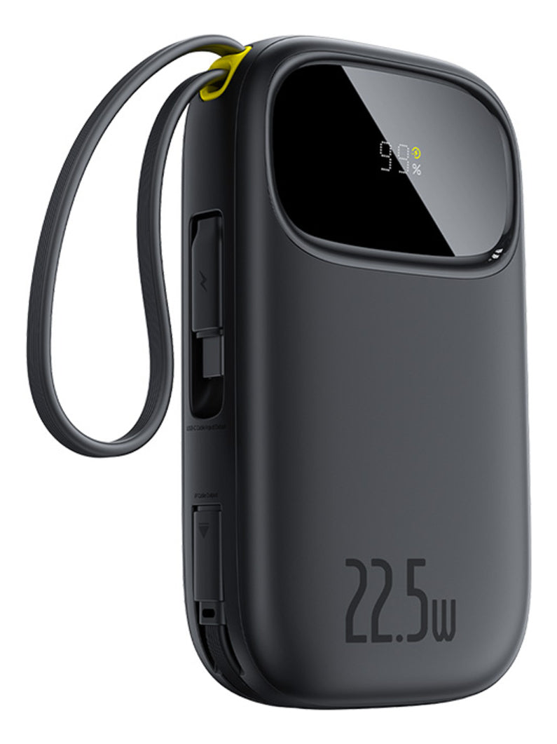 Powerbank Turbo Baseus FC31 Qpow3 20000mah 22.5w Display Digital Preto