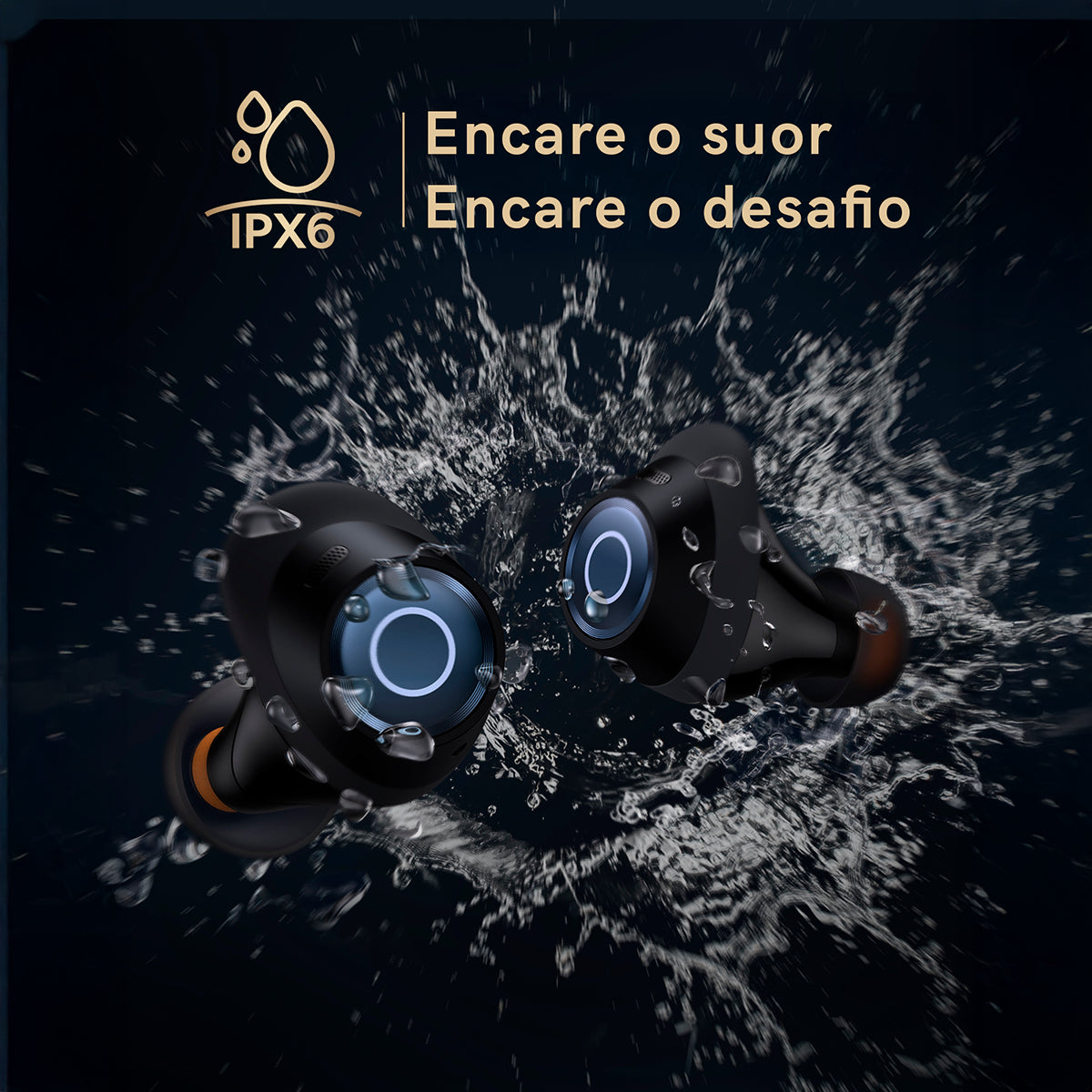 Fone De Ouvido Baseus Ma10 Pro Bluetooth 5.3 Com Anc -48db Cor Preto