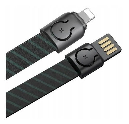 Cabo Lightning Para Carregador de iPhone Gold Collar Baseus 85 Cm 2.4a