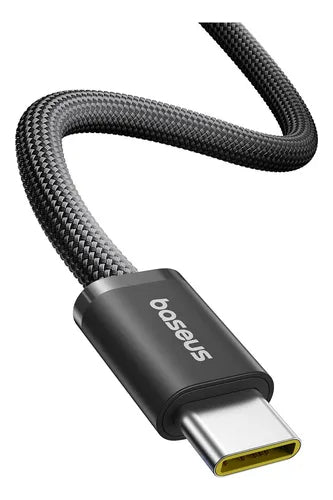 Cabo Baseus Dynamic 4 Fast Charging Usb-c P/ Tipo C 1m 100w Preto