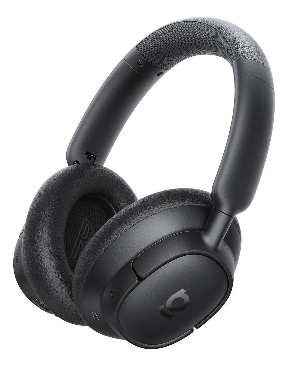 Headphone Baseus Bh1 Nc Bluetooth Com Cancelamento De Ruído Cor Preto