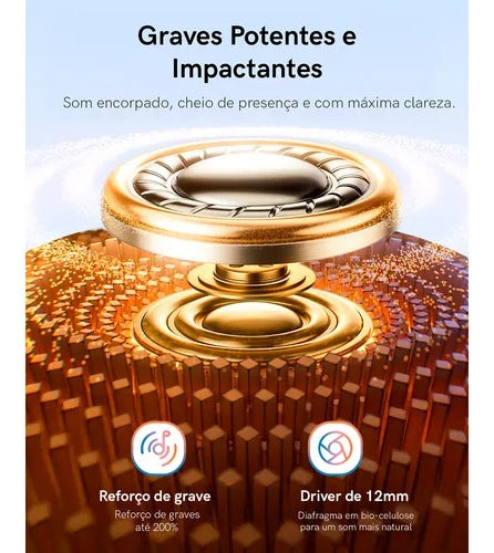 Fone Sem Fio Baseus Bass Bc1 Open-back Earclip Esportivos Bluetooth 6.0 Preto