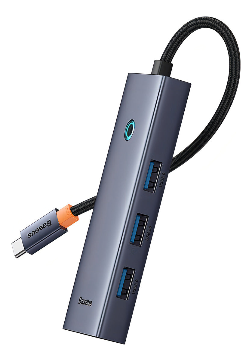 Hub Baseus 4 Portas Usb-c + Usb 3.0 + Pd 100w