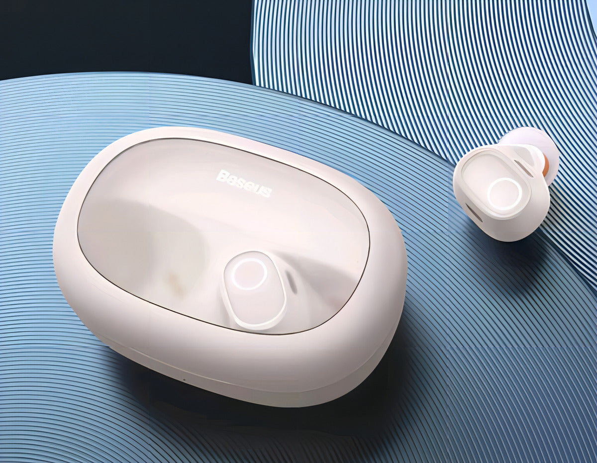 Fone Sem Fio Baseus Bowie Wm03 Bluetooth 5.3 Cor Branco