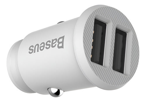 Carregador Veicular Baseus Grain 2 Entradas Usb 5v 3.1a