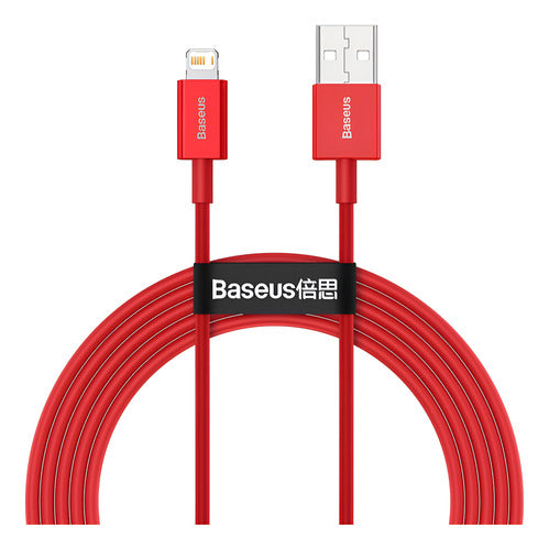 Cabo Baseus Usb P/ Lightning iPhone Fast Charging 2.4a 2m