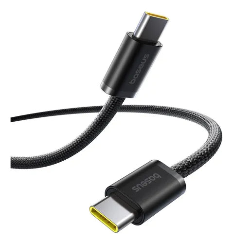 Cabo Baseus Dynamic 4 Fast Charging Usb-c P/ Tipo C 1m 100w Preto