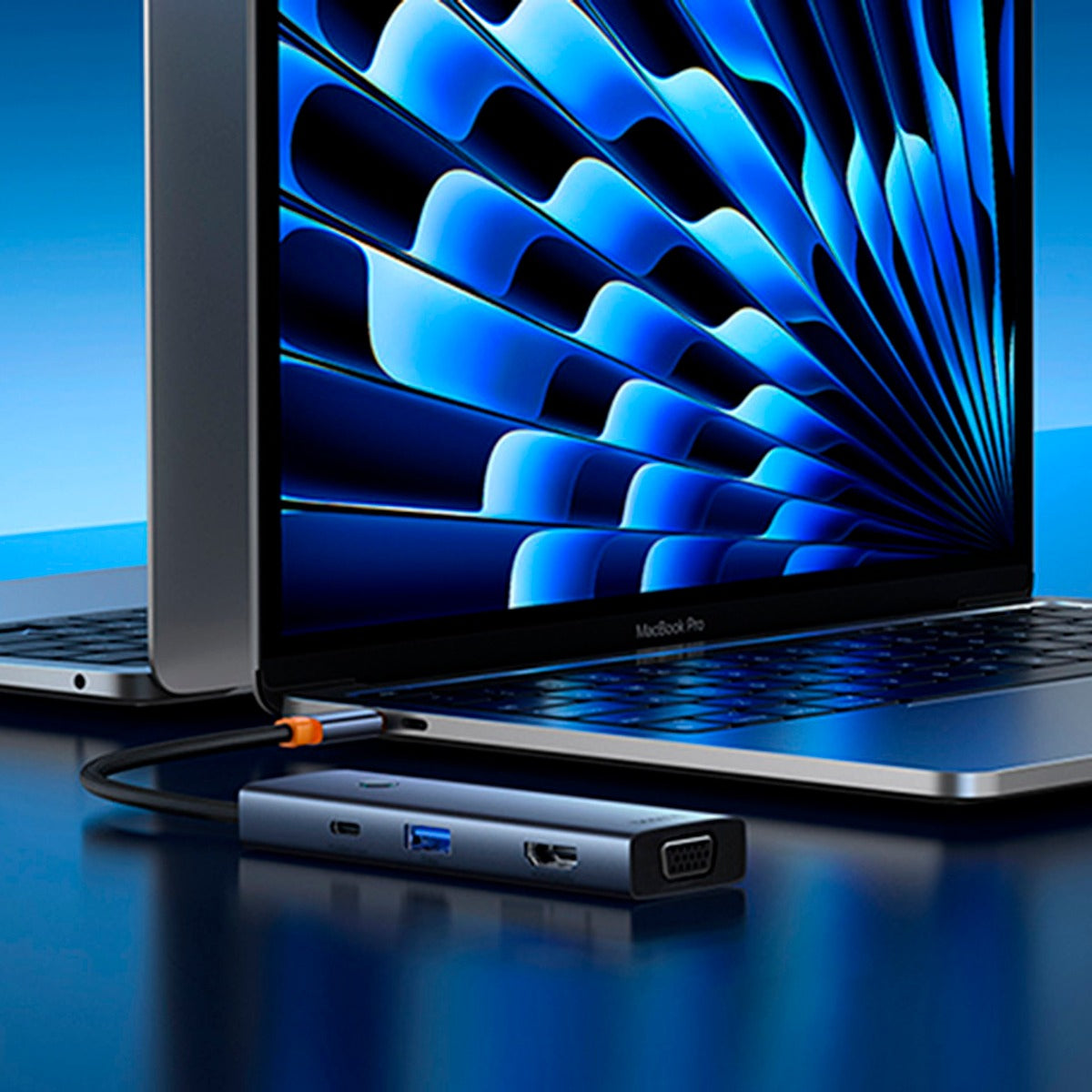 Hub Baseus Usb C 7 em 1 A Hdmi 4k 60hz Usb 3.0 Sd Leitor Sd Cor cinza escuro