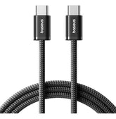 Cabo Baseus Dynamic 4 Fast Charging Usb-c P/ Tipo C 1m 100w Preto