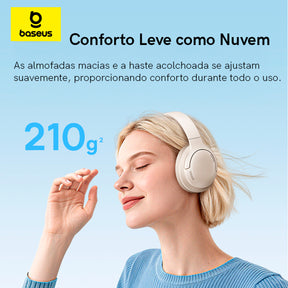 Headphone Sem Fio Baseus Bass Bh1 Lite Bluetooth Com Enc
