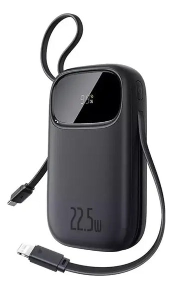 Powerbank Turbo Baseus FC31 Qpow3 20000mah 22.5w Display Digital Preto