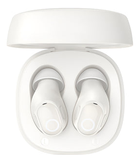 Fone Sem Fio Baseus Bowie Wm02 Tws Bluetooth 5.3 Bateria 25h Cor Branco