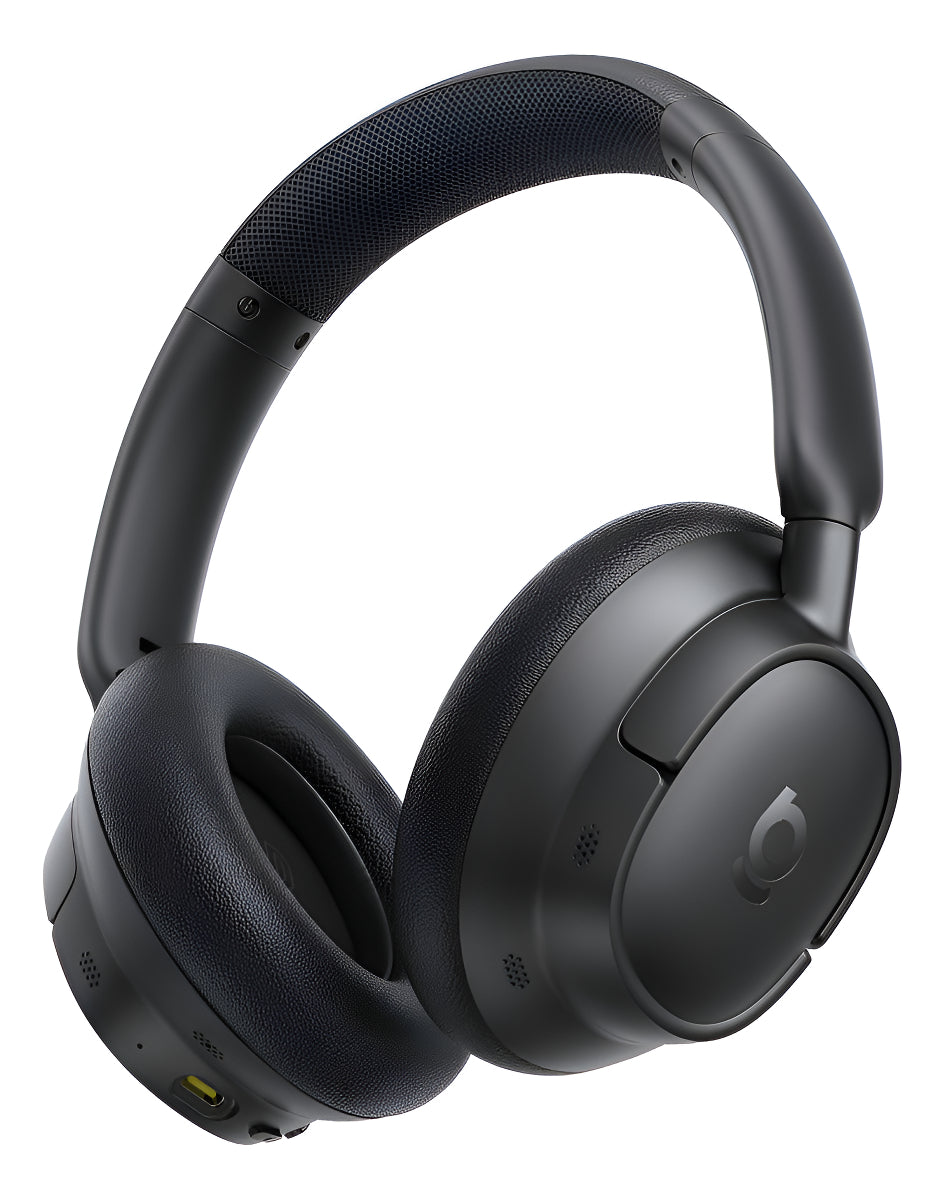 Headphone Baseus Bh1 Nc Bluetooth Com Cancelamento De Ruído Cor Preto