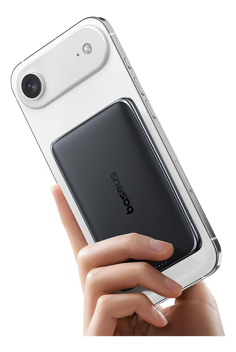 Carregador Portátil Magsafe Baseus 6000mah 20w Turbo Cor preto