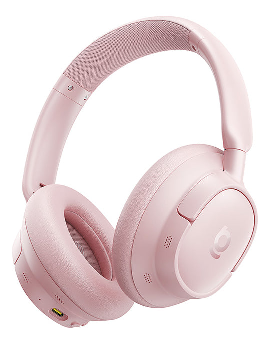 Headphone Baseus Bluetooth Bh1 Nc Com Cancelamento De Ruído Rosa
