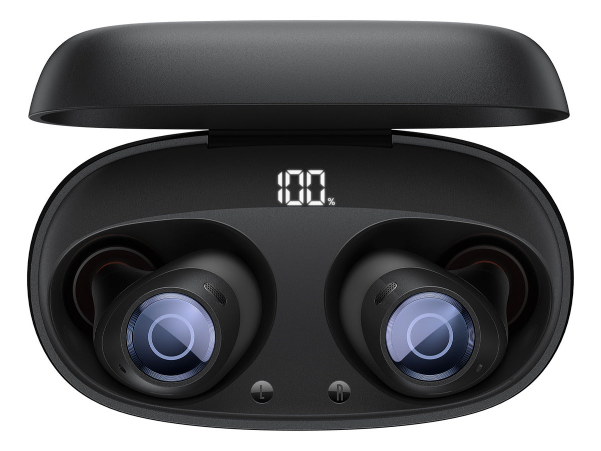 Fone De Ouvido Baseus Ma10 Pro Bluetooth 5.3 Com Anc -48db Cor Preto