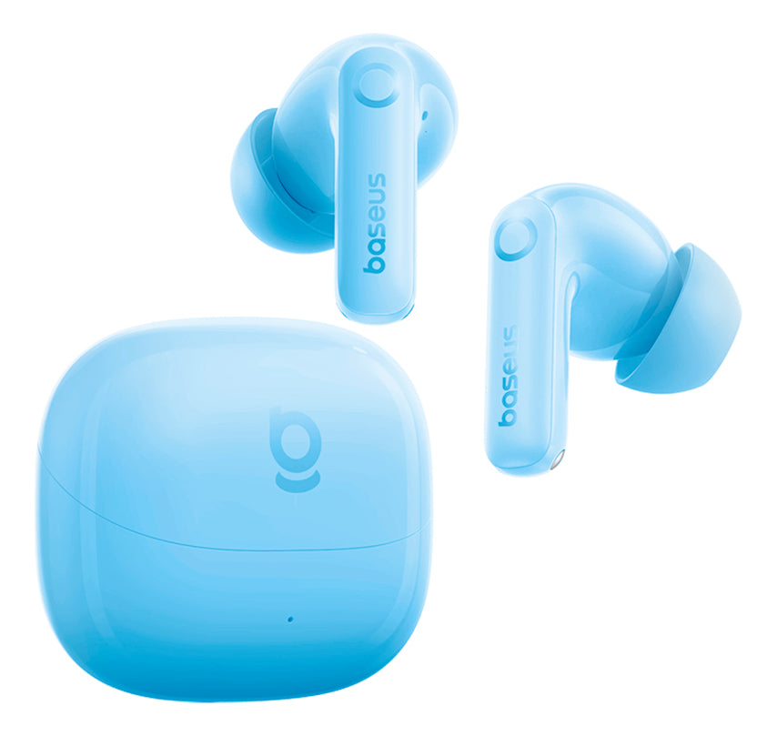 Fones de ouvido intraaurais Baseus Bp1 Pro Bt6.0, Anc, Ip55, 55h, cor azul celeste