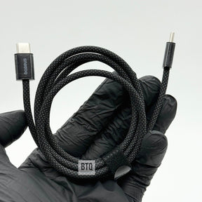 Cabo Baseus Dynamic 4 Fast Charging Usb-c P/ Tipo C 1m 100w Preto