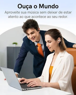 Fone Sem Fio Baseus Bass Bc1 Open-back Earclip Esportivos Bluetooth 6.0 Preto