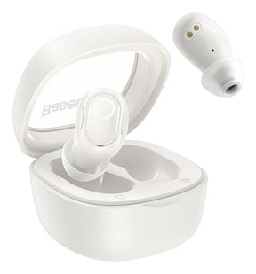Fone Sem Fio Baseus Bowie Wm02 Tws Bluetooth 5.3 Bateria 25h Cor Branco