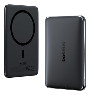 Carregador Portátil Magsafe Baseus 6000mah 20w Turbo Cor preto