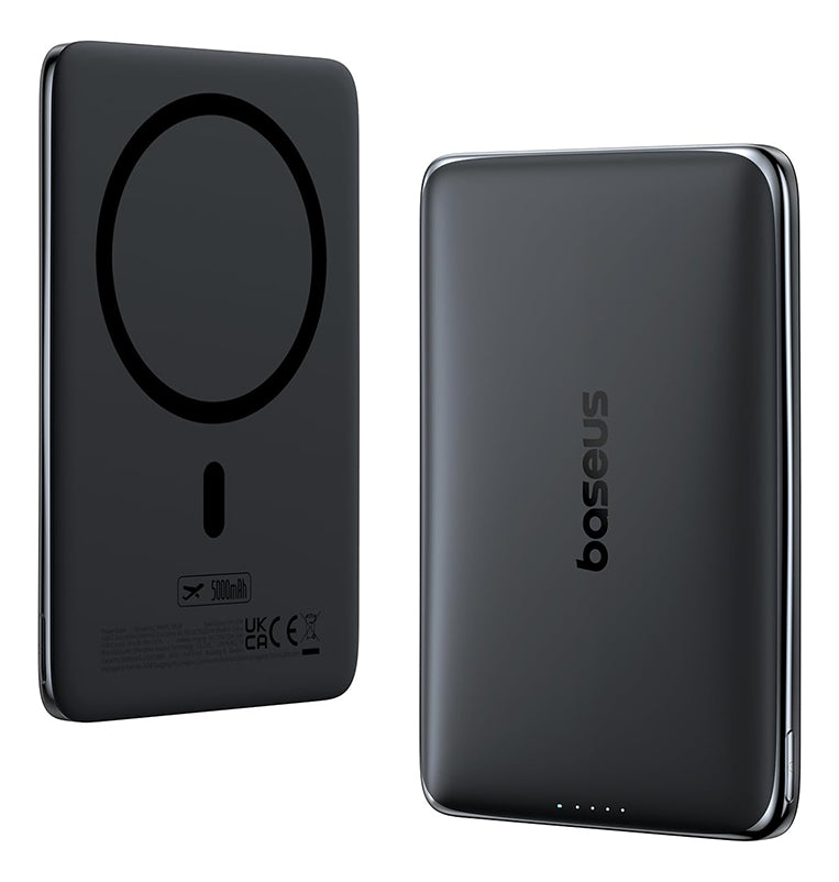 Carregador Portátil Magsafe Baseus 6000mah 20w Turbo Cor preto