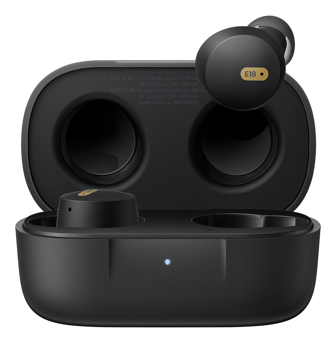 Fone De Ouvido Sem Fio Baseus Bowie E18 Bluetooth 5.3 Preto