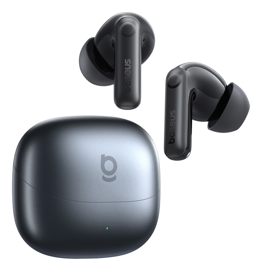 Fone Ouvido Bluetooth Baseus Bass Bp1 Pro Cancelamento Ruído Cor Preto