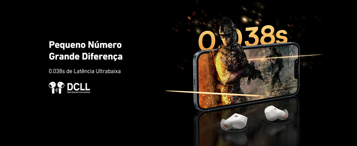 Fone Sem Fio Baseus Bowie Wm03 Bluetooth 5.3 Cor Branco