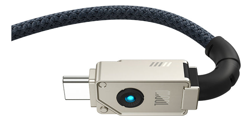 Cabo de carregamento rápido Baseus Usb A Type C 2 M 100w branco